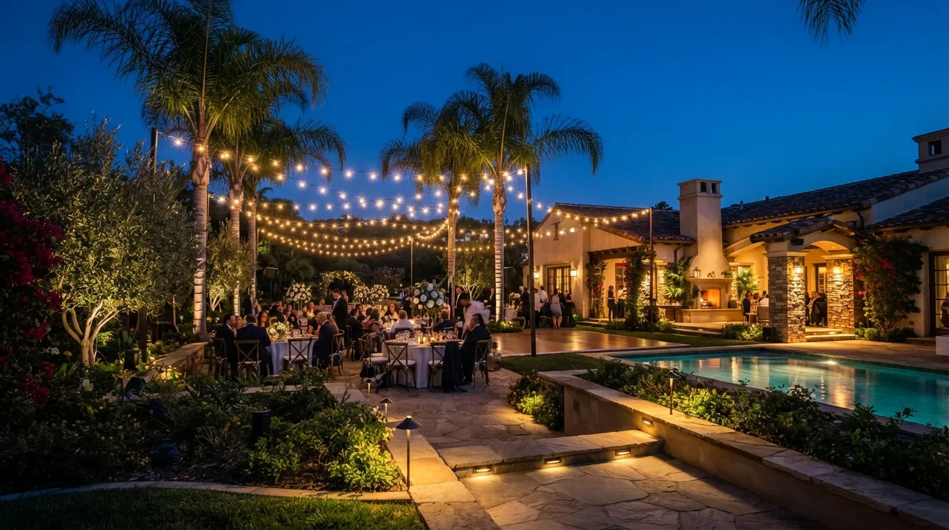 Backyard Wedding Lighting in Orange County: A Complete Planning Guide