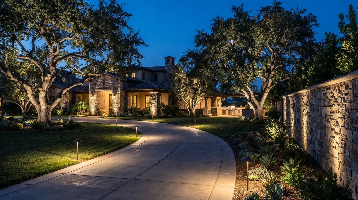 Estate Lighting for Gated Communities: Coto de Caza & Ladera Ranch